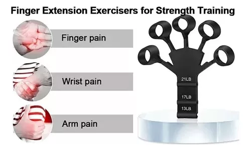 Miniatura 3 de Ejercitador De Dedos en caucho fortalece