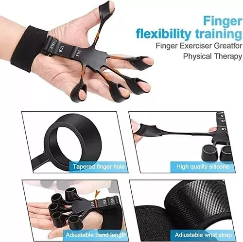 Miniatura 5 de Ejercitador De Dedos en caucho fortalece