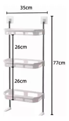 Miniatura 4 de Organizador Cisterna Inodoro 3 Niveles
