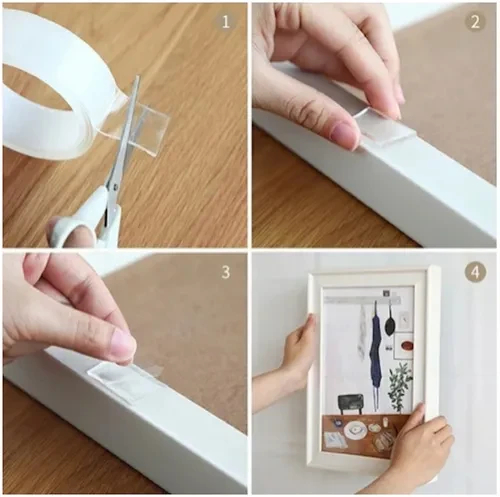 Cinta Adhesiva Gel Removible Lavable 1M