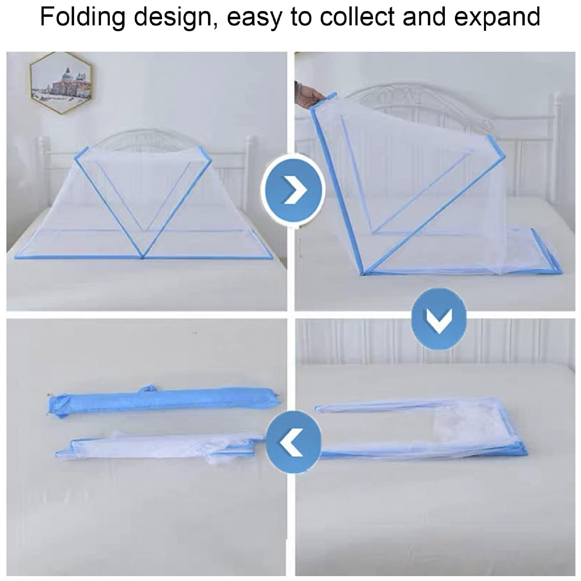 Miniatura 4 de Toldillo Mosquitero 190x100cm Plegable