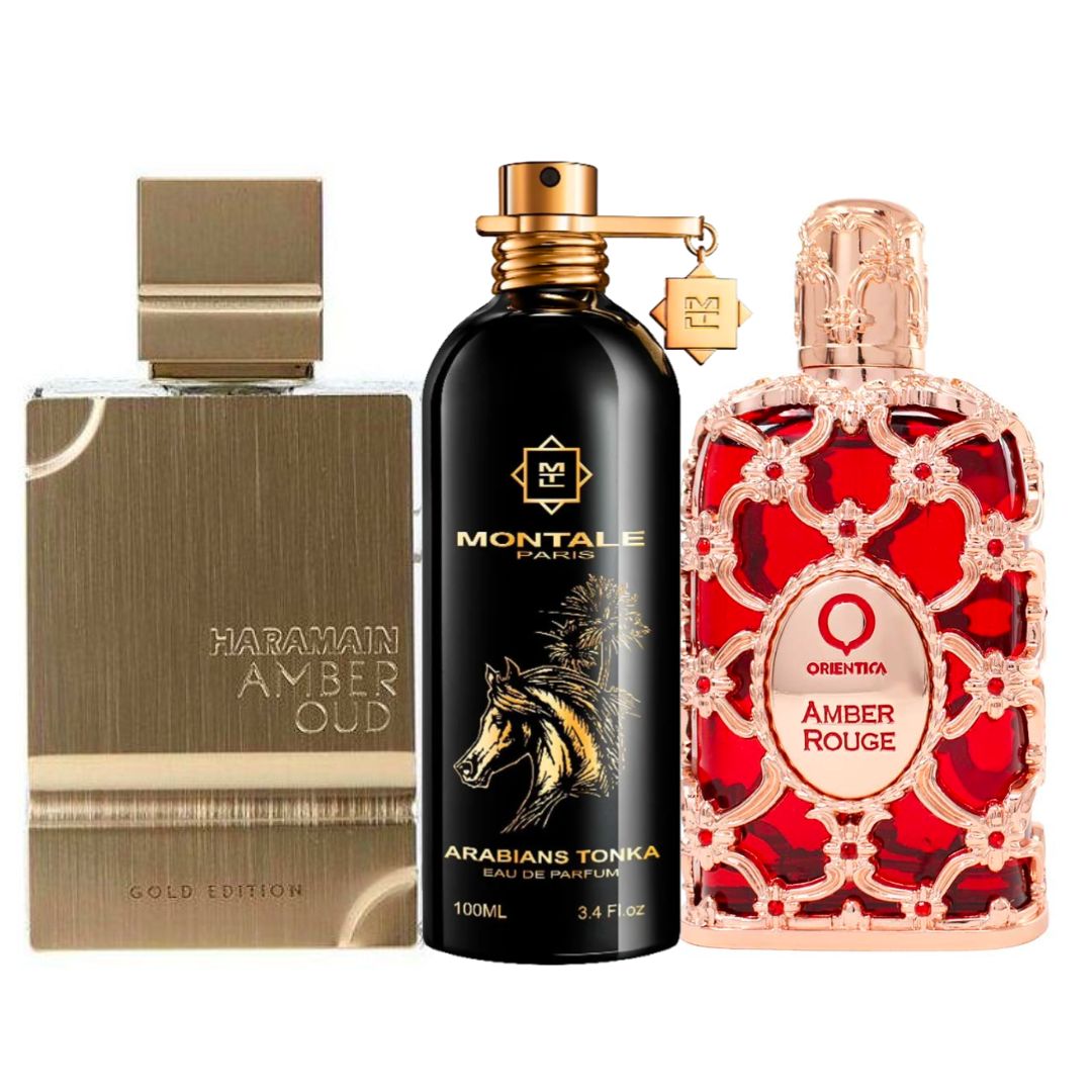 PERFUMES MONTALE+ORIENTICAROUGE+AMBEROUD
