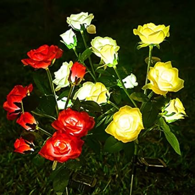 Vista 5 de Rosas Led - Colores: Roja