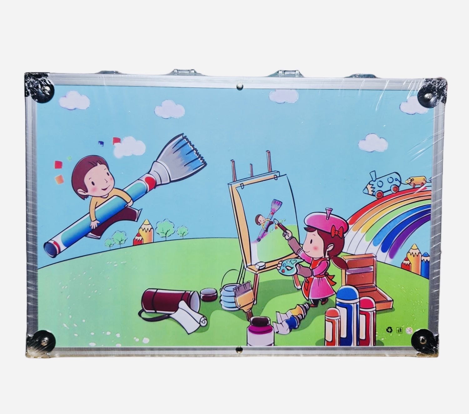 Vista 3 de Set de Arte Caja Metálica 145 Pcs - 6002: 2UNICORNIOROSA