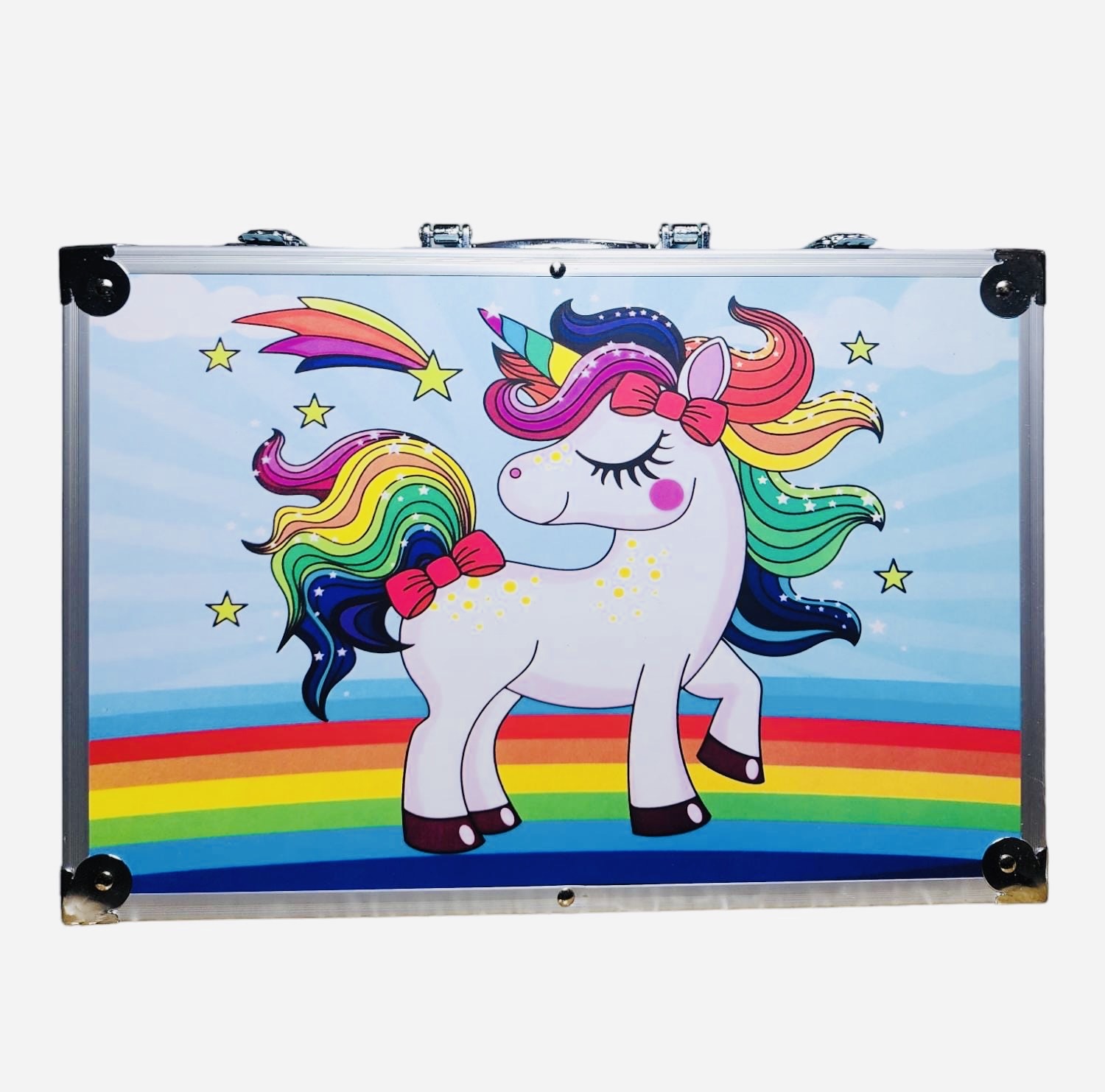 Vista 7 de Set de Arte Caja Metálica 145 Pcs - 6002: 2UNICORNIOROSA