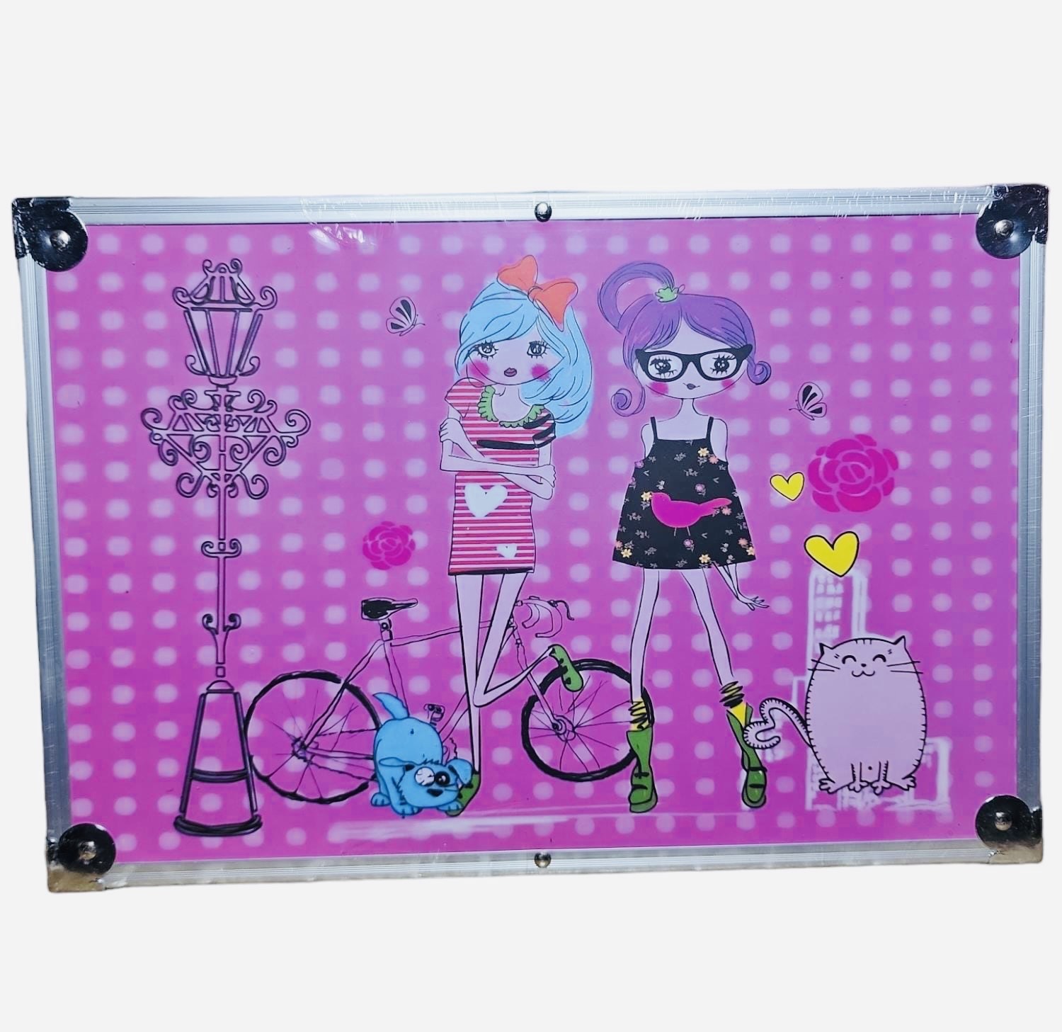 Vista 9 de Set de Arte Caja Metálica 145 Pcs - 6002: 2UNICORNIOROSA