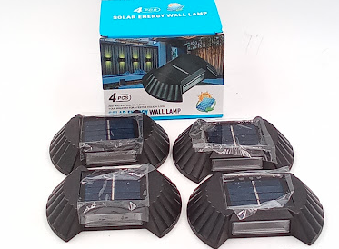 mini lampara solar 2 led *caja