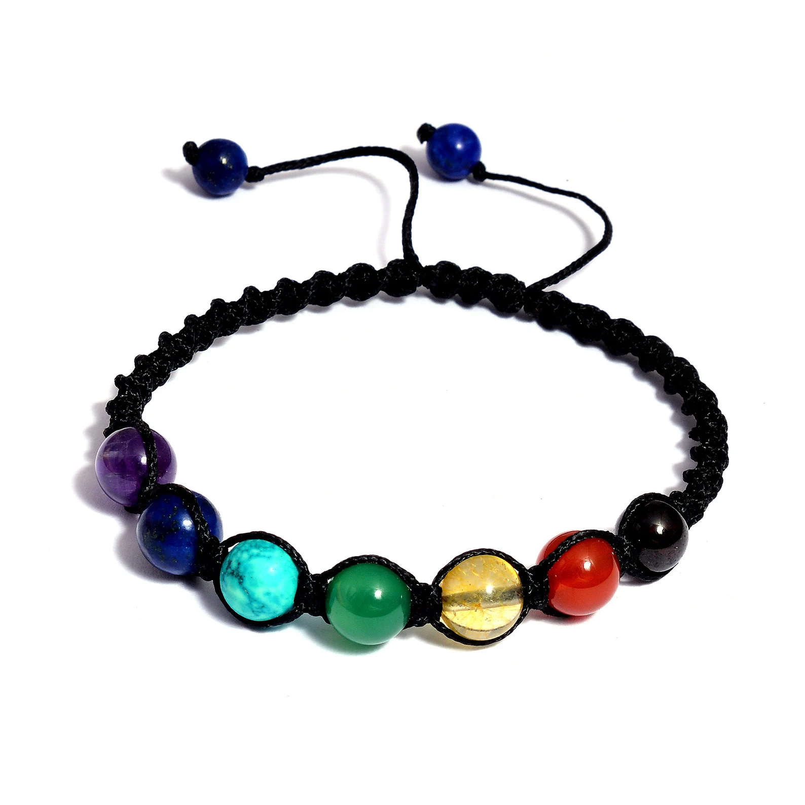 Miniatura 3 de Pulsera China 7 chakras hilo doble