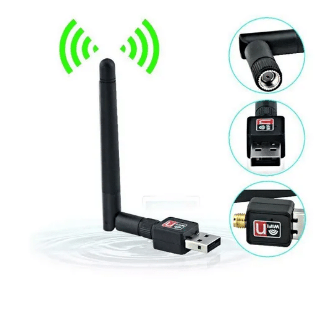 Adaptador Wifi Usb 900mbps Antena 802.Ii