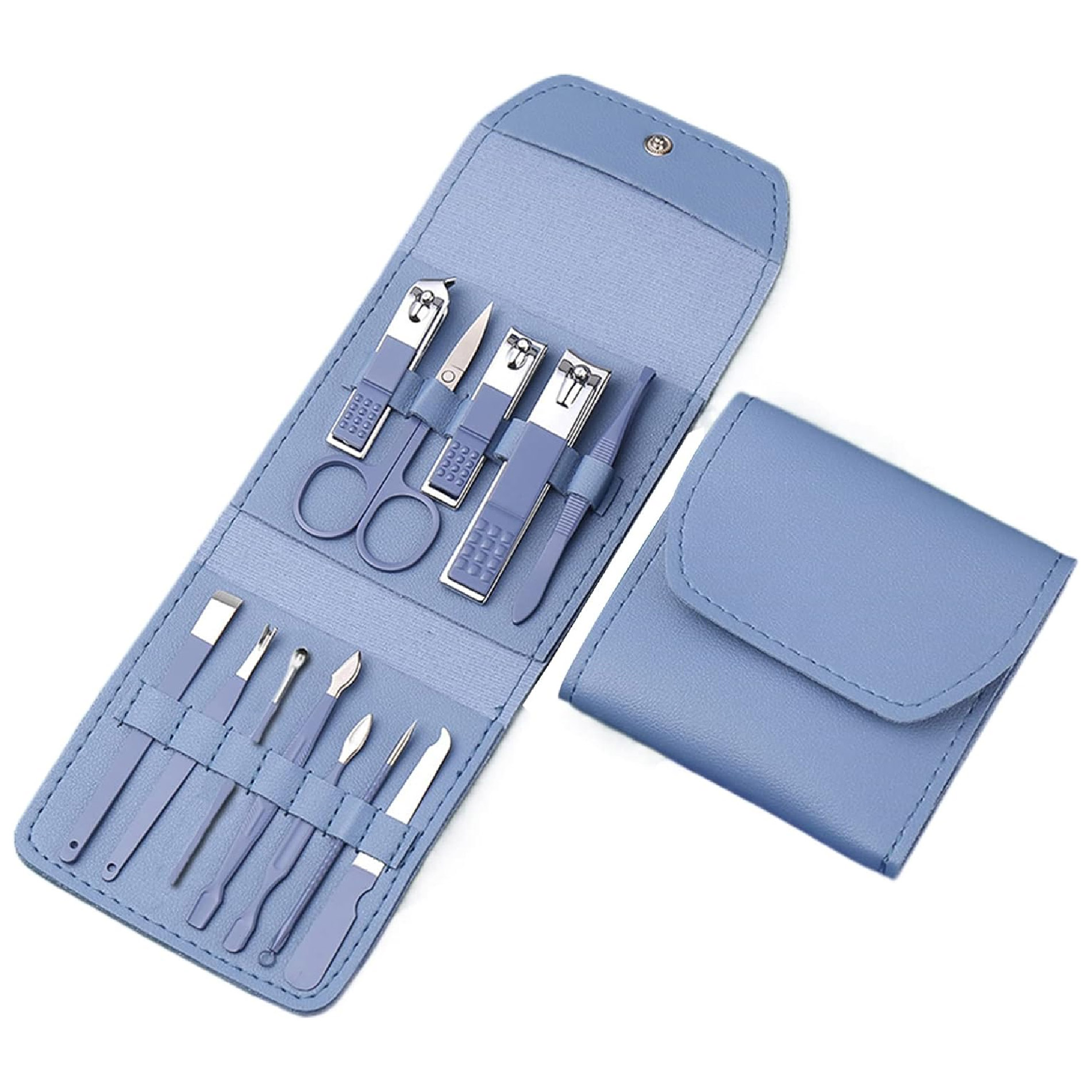Vista 5 de Kit Manicure Pedicure X12 Piezas Viajero
