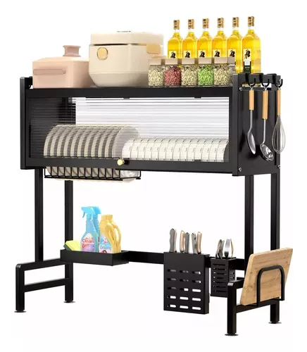 Organizador Con Tapa Escurridor Platos