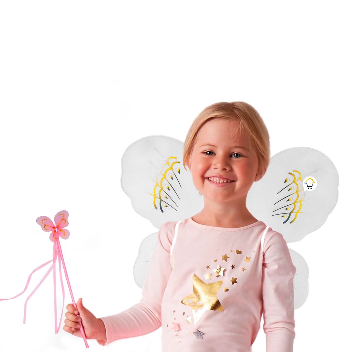 Miniatura 3 de Disfraz Hada Mariposa Tutu Alas OF822