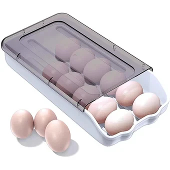 Miniatura 1 de Organizador de huevos rodante