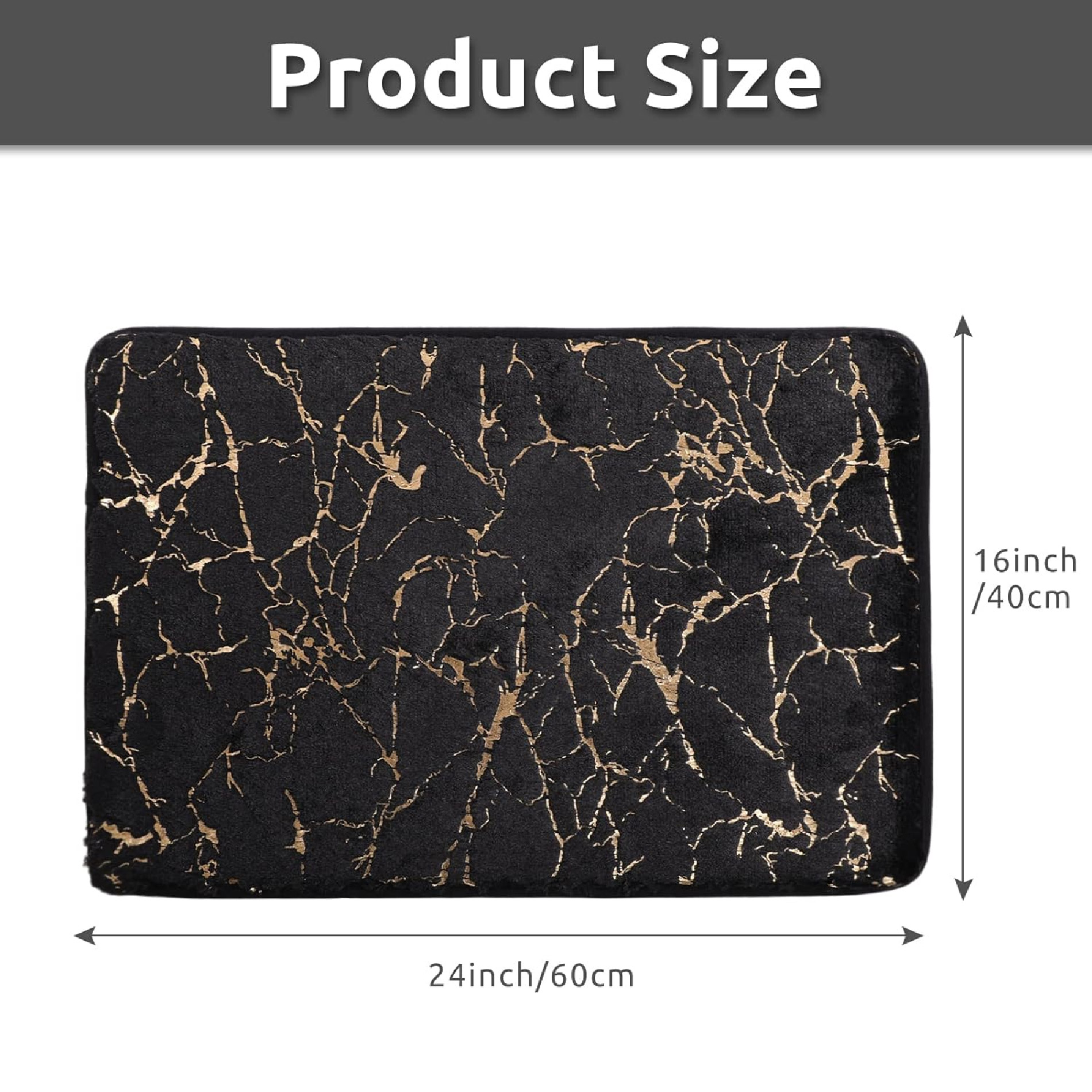 Vista 8 de Tapete Afelpado Antideslizante Para Baño - Color: Azul