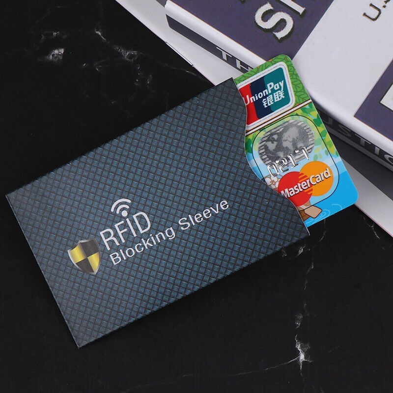 Miniatura 3 de Tarjetero De Aluminio Bloqueo Antirrobo