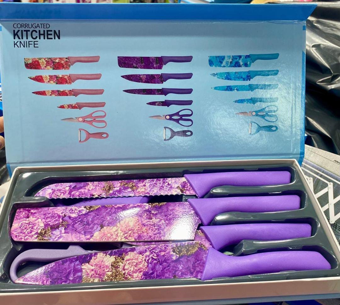 Set de cuchillos en colores