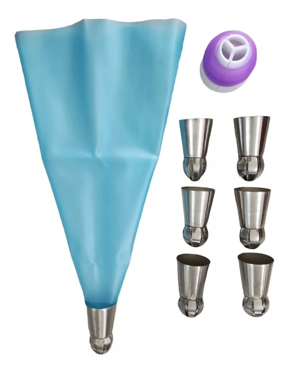 Decorador de pasteles x 7 boquillas