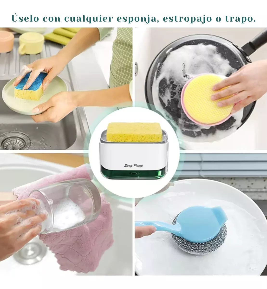 Miniatura 2 de DISPENSADOR JABON  DE COCINA
