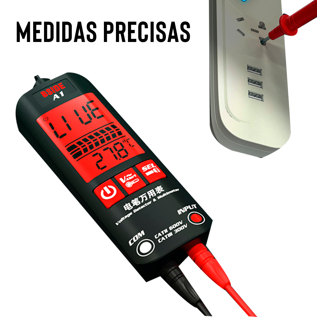 Miniatura 4 de Multímetro Digital Bside Pantalla Lcd