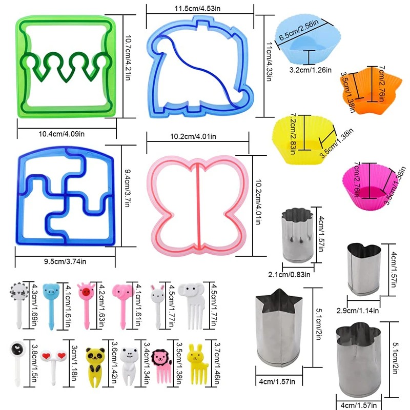 Miniatura 4 de Juego De 32 Figura Para Alimentos