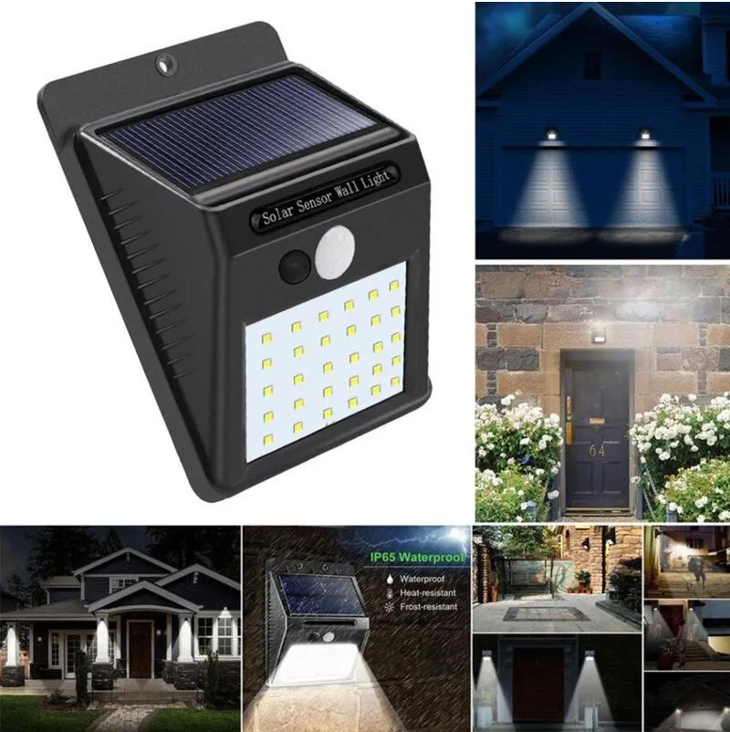 Miniatura 3 de Lampara 30 leds Panel Solar Exteriores