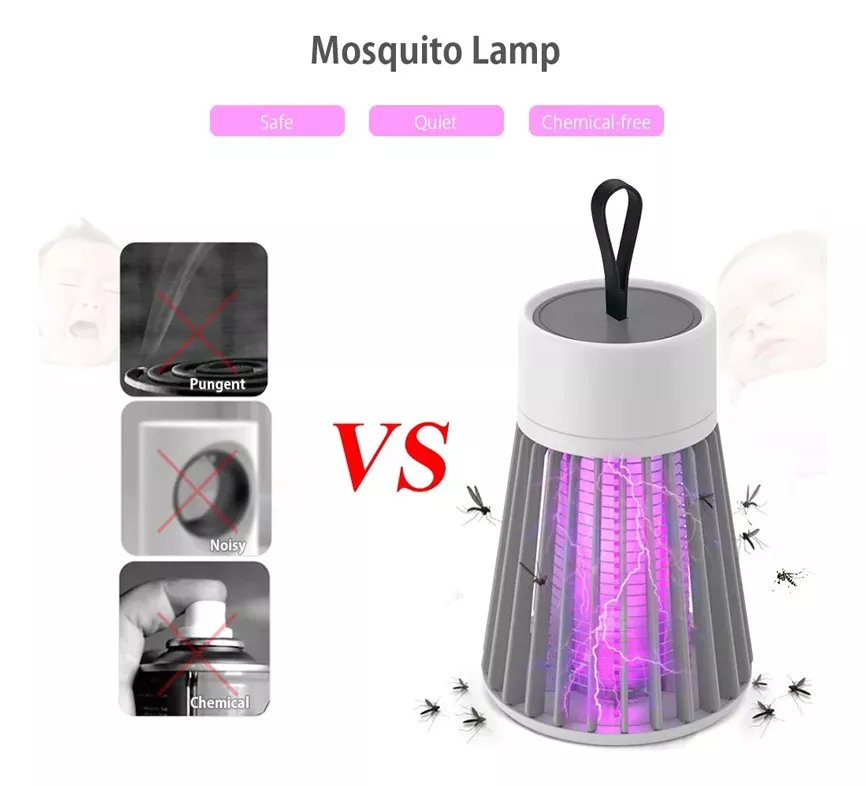 Miniatura 3 de Lampara Matamoscos Usb Repelente De Mosq