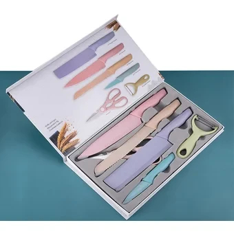 SET DE CUCHILLOS DE COLORES