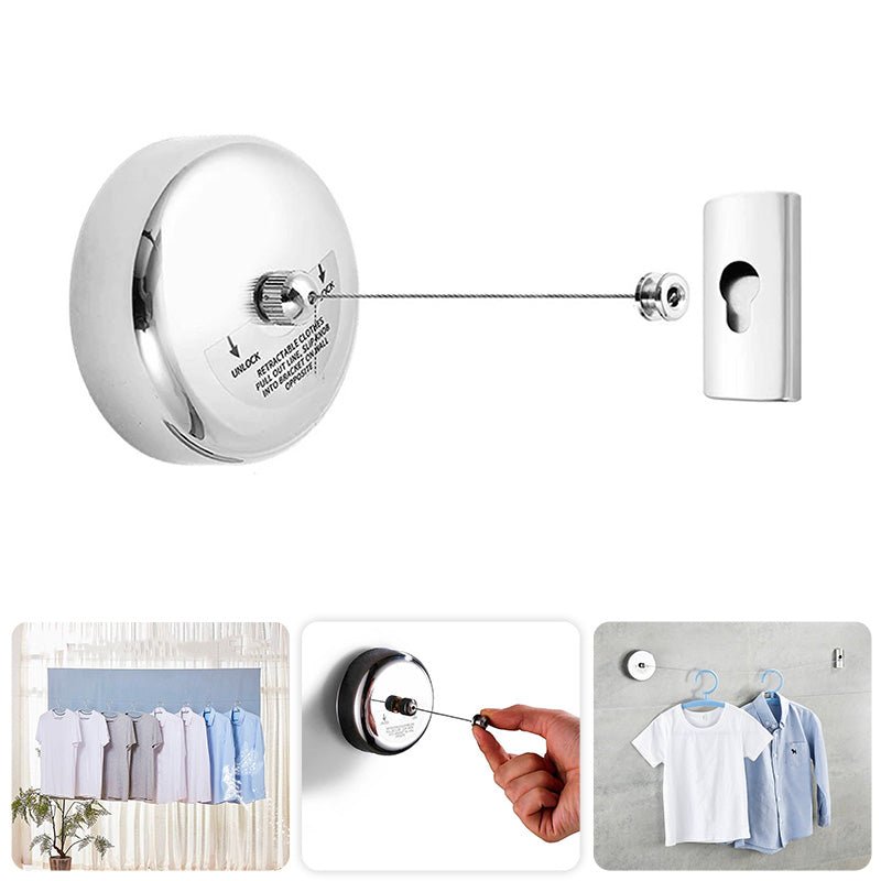 Miniatura 2 de Tendedero Retráctil para Ropa en Acero C