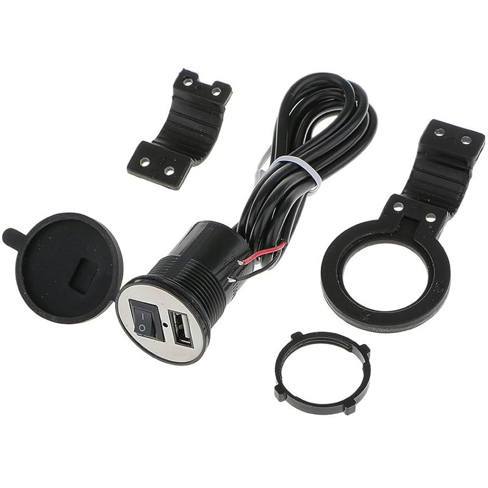 Miniatura 3 de Soporte De Moto Con Cargador Usb Para Ce