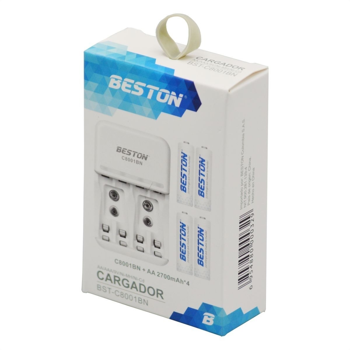 Miniatura 3 de Kit de pilas cargador AA 2700mAh Beston
