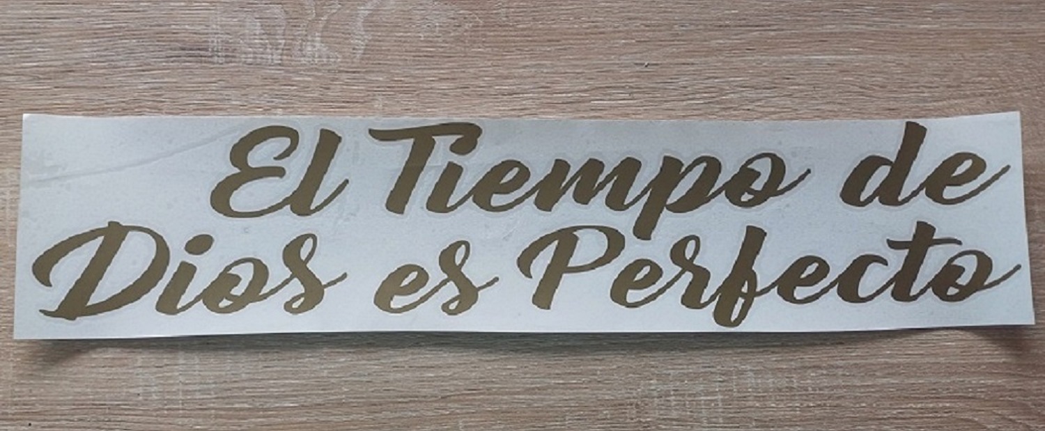 Miniatura 11 de RELOJ 3D100X100CM+FRASE EN VINILO DORADO