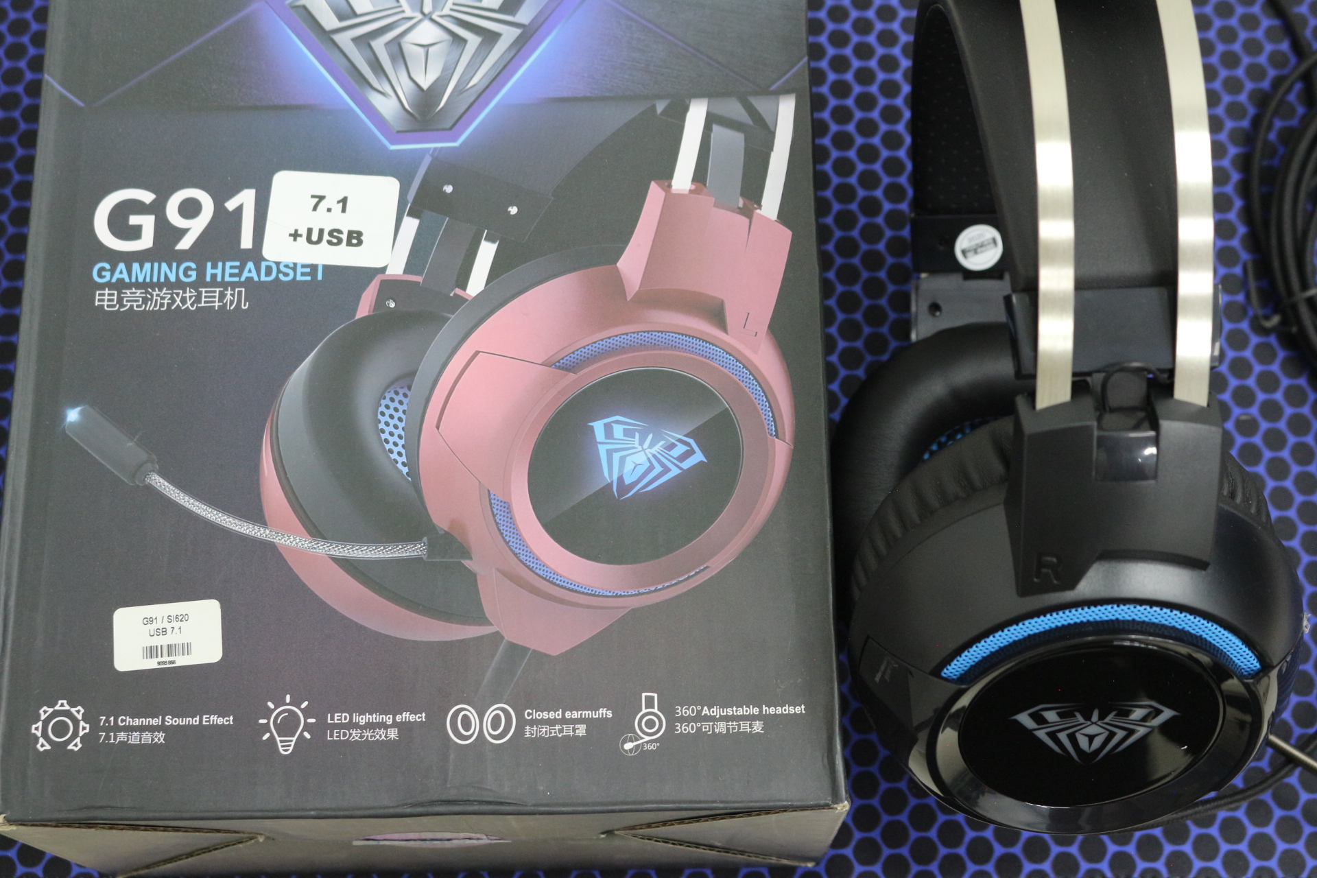 DIADEMA G91- 7.1 USB