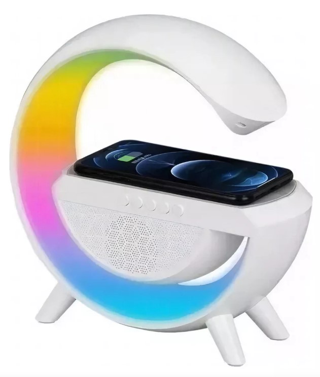 Parlante G Carga Inalámbrica y Lampara