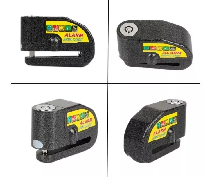 Candado moto alarma freno de disco