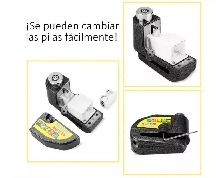 Miniatura 7 de Candado moto alarma freno de disco