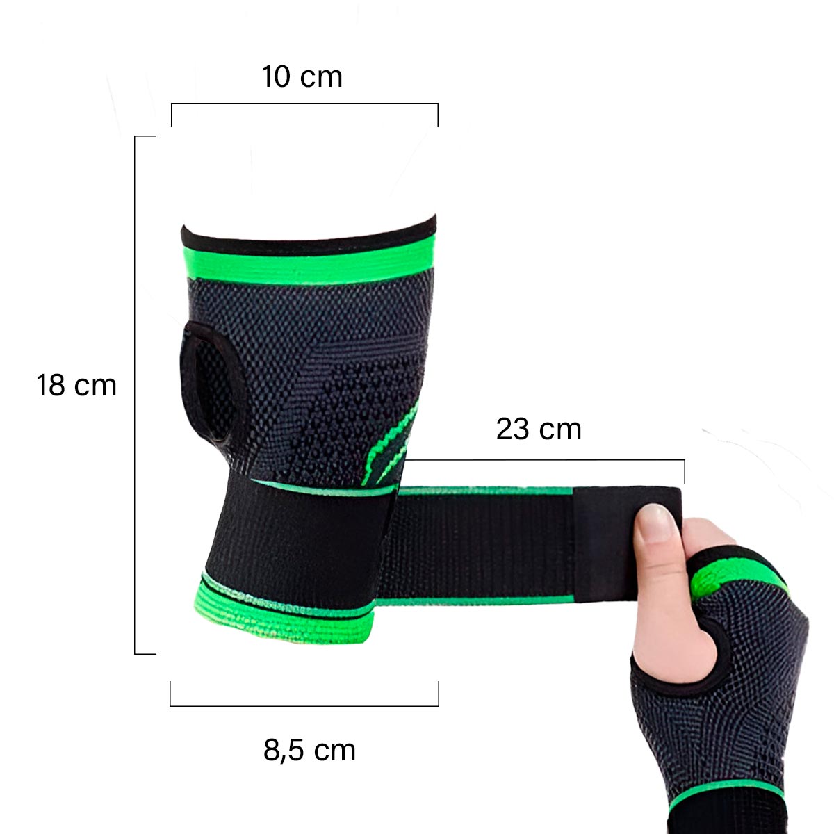 Miniatura 4 de Muñequera Elastica Deportiva YC 7711