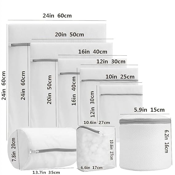 Miniatura 3 de Bolsa De Malla 8 Piezas Lavandería