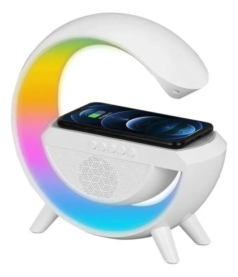 Lampara Parlante G Reloj Bluetooth