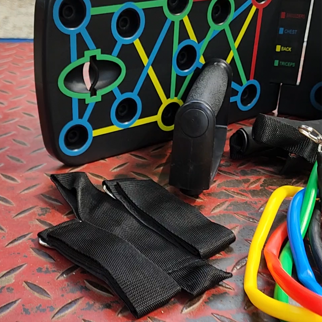 COMBO TABLA PUSH-BANDAS TUBULARES