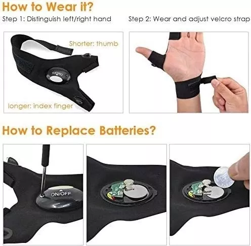 Miniatura 5 de Guantes Con Luz Led Impermeable