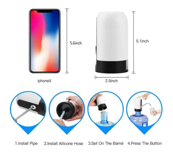 Dispensador De Agua Eléctrico Recargable disponible en Yaxa Colombia