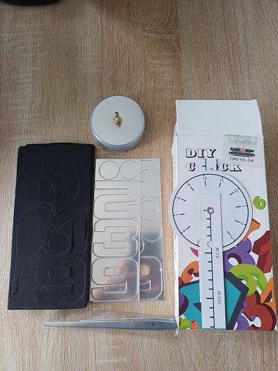 Miniatura 3 de RELOJ 3D  50X50CM+ FRASE EN VINILO PLATA