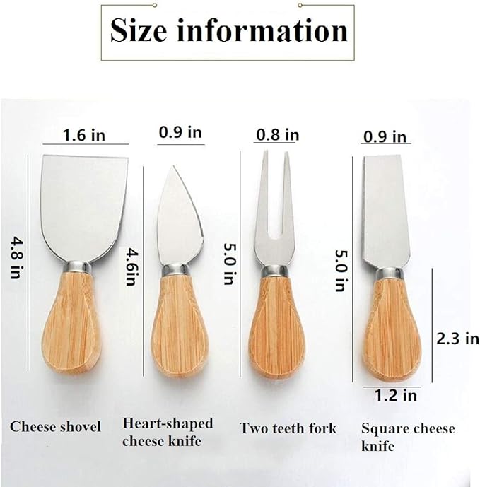 Miniatura 3 de Juego De 4 Cuchillos De Queso