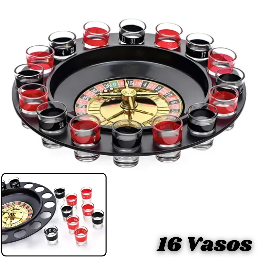 Ruleta De Tragos Shots Con Copas Jugar