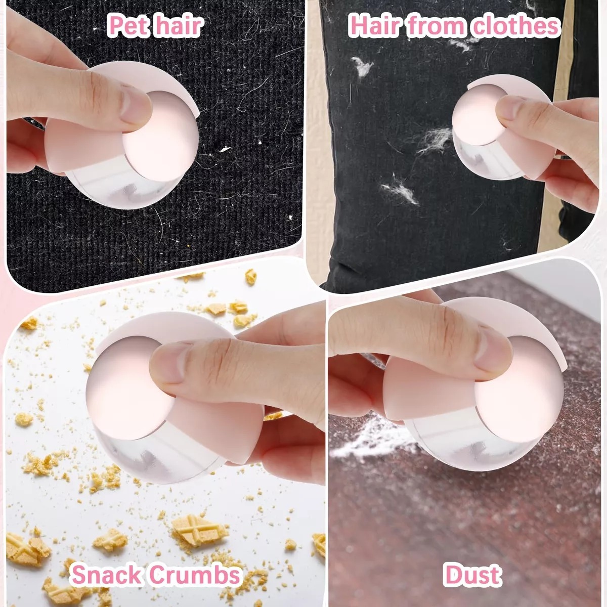 Miniatura 4 de Esfera Removedora De Motas Reutilizable