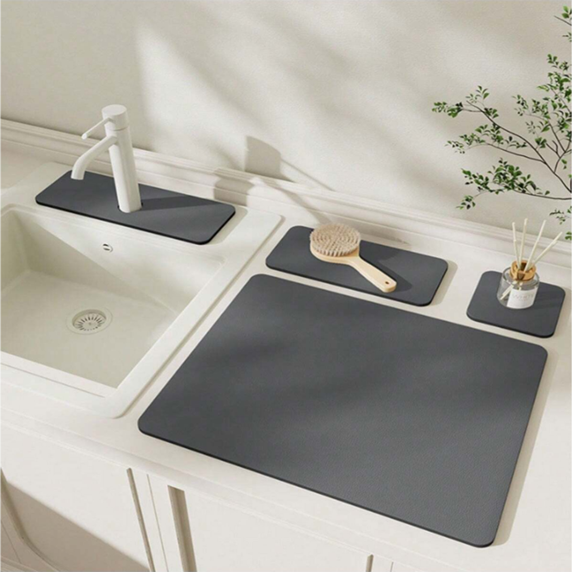 Miniatura 4 de Set X4 Alfombrillas Absorbentes Cocina