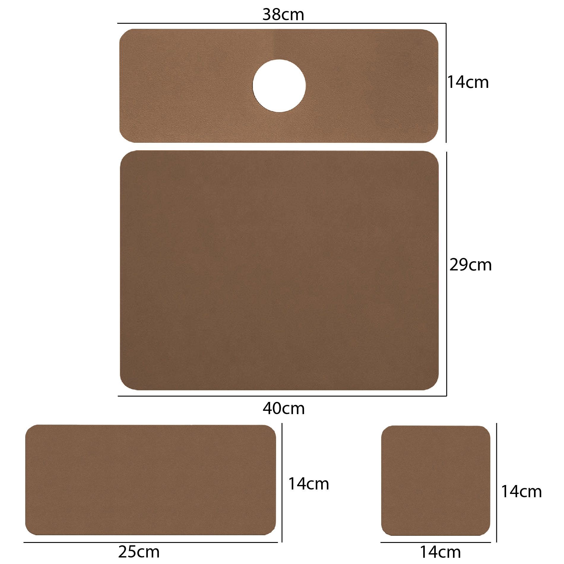 Miniatura 7 de Set X4 Alfombrillas Absorbentes Cocina