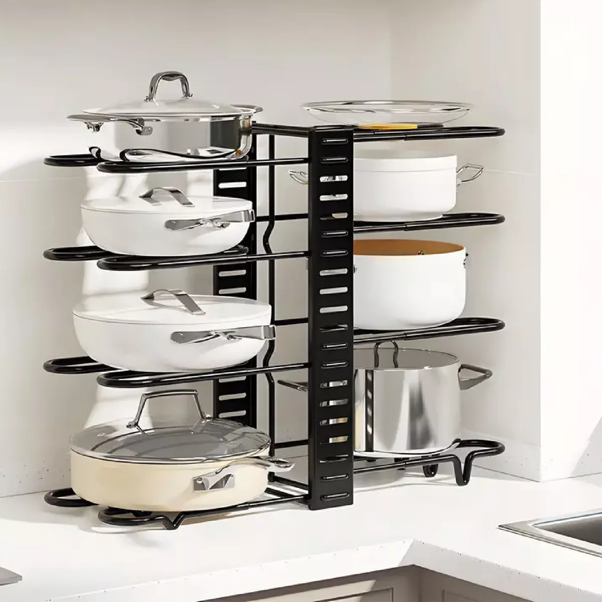 Miniatura 7 de Organizador De Ollas 8 Niveles