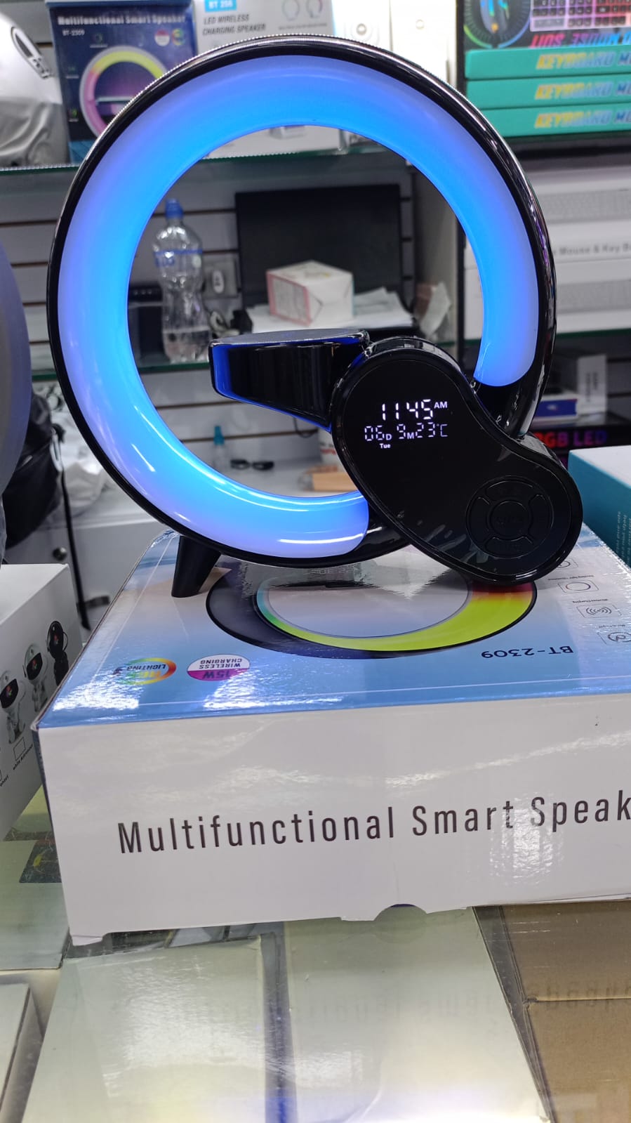 Lámpara RGB rítmica carga inalámbrica