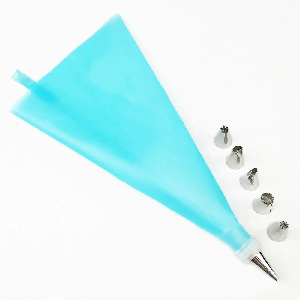 Manga De Pastelería 6 boquillas y Acople